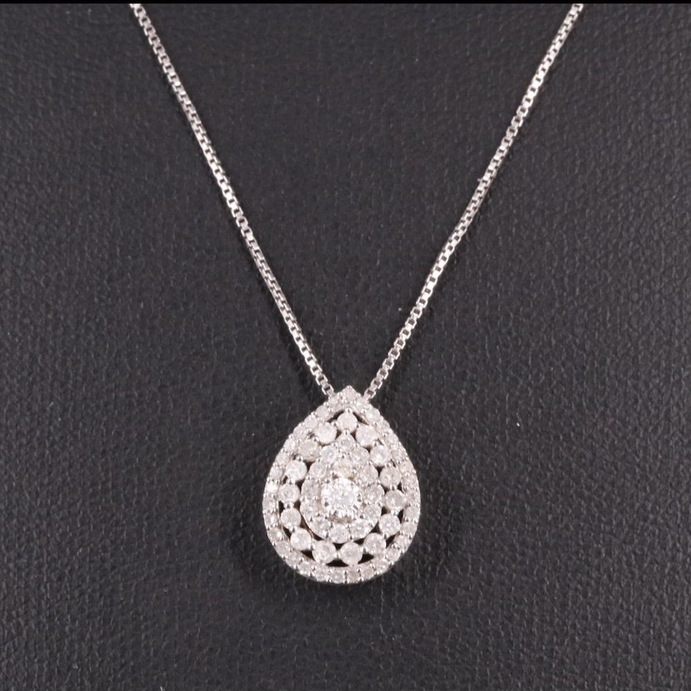 Stunning REAL diamond necklace!